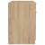 Birou, stejar sonoma, 100x50x75 cm, lemn prelucrat, 8 image