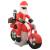 Moș crăciun pe motocicletă gonflabil, led, ip44, 160 cm, 2 image