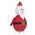 Figurină moș crăciun decorativă cu led, 60 cm, țesătură lux, 10 image