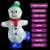 Figurină om zăpadă crăciun led acrilic 30cm interior/exterior, 3 image
