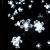 Pom crăciun, 1200 led-uri alb rece, flori de cireș, 400 cm, 8 image