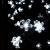 Pom crăciun, 2000 led-uri alb rece, flori de cireș, 500 cm, 7 image