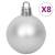 Set globuri de crăciun, 108 piese, argintiu și alb, 8 image