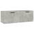 Dulap de perete, gri beton, 100x36,5x35 cm, lemn prelucrat, 2 image