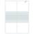 Perete de duș walk-in, alb, 140x195 cm, sticlă esg transparentă, 3 image