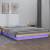 Cadru de pat king size 5ft cu led, 150x200 cm, lemn masiv