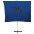 Umbrelă suspendată cu înveliș dublu, albastru azuriu 250x250 cm, 3 image