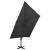 Umbrelă suspendată cu înveliș dublu, negru, 300x300 cm, 3 image