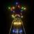 Brad de crăciun, 1134 led-uri, multicolor, 800 cm, cu țăruș, 4 image