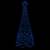 Brad de crăciun conic, 200 led-uri, albastru, 70x180 cm, 3 image