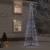 Brad de crăciun conic, 500 led-uri, alb rece, 100x300 cm