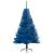 Jumătate de brad de crăciun cu suport, albastru, 150 cm, pvc, 4 image