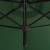Umbrelă de soare dublă cu stâlp din oțel, verde, 600 cm, 3 image