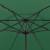 Umbrelă de soare exterior, led-uri & stâlp metal, verde, 400 cm, 2 image
