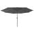 Umbrelă de soare exterior led-uri & stâlp metal antracit 400 cm, 3 image