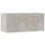 Dulap de perete, gri beton, 80x35x36,5 cm, lemn prelucrat, 2 image