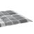 Pernă de șezlong, gri carouri, 200x60x3 cm, material textil, 4 image