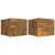 Noptiere, 2 buc., stejar fumuriu, 40x30x30 cm, lemn prelucrat, 2 image