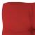 Pernă canapea din paleți, roșu, 70x70x12 cm, 5 image