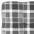 Pernă pentru canapea din paleți, gri carouri, 80 x 80 x 12 cm, 3 image