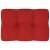 Pernă pentru canapea din paleți, roșu, 60 x 40 x 12 cm