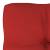 Pernă pentru canapea din paleți, roșu, 60x60x12cm, 3 image