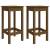 Set mobilier de bar, 3 piese, maro miere, lemn masiv de pin, 5 image