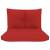 Perne de canapea din paleți, 2 buc. roșu, material textil, 3 image