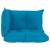 Perne de canapea din paleți, 3 buc, albastru, material textil, 3 image