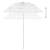 Umbrelă de plajă, alb, 180 cm, 5 image