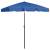 Umbrelă de plajă, albastru azuriu, 180x120 cm, 4 image