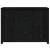 Servantă, negru, 100x35x74 cm, lemn masiv de pin, 3 image