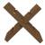 Suport pentru bușteni maro miere 47x39,5x48cm lemn masiv de pin, 5 image