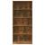 Bibliotecă 5 niveluri stejar fumuriu 80x24x175 cm lemn compozit, 4 image