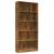 Bibliotecă 5 niveluri stejar fumuriu 80x24x175 cm lemn compozit, 2 image
