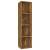 Bibliotecă/dulap tv stejar fumuriu 36x30x143 cm lemn prelucrat, 2 image