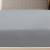 Cearșaf de pat cu elastic, gri, 140x200 cm, bumbac, 3 image