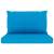 Perne canapea din paleți, 2 buc., albastru deschis, textil, 3 image
