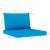 Perne canapea din paleți, 2 buc., albastru deschis, textil, 6 image