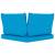 Perne canapea din paleți, 3 buc., albastru deschis, textil, 5 image
