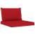 Perne pentru canapea din paleți, 2 buc., roșu, textil, 2 image