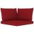 Perne pentru canapea din paleți, 3 buc., roșu vin, textil, 2 image