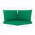 Perne pentru canapea din paleți, 3 buc., verde, textil, 6 image