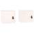 Dulapuri de perete, 2 buc., alb, 31,5x30x30 cm, lemn masiv pin, 2 image