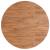 Blat de masă rotund maro deschis Ø80x1,5 cm lemn stejar tratat, 2 image