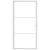 Ușă de interior, 102,5x201,5 cm, alb, sticlă esg și aluminiu, 3 image