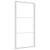 Ușă de interior, 102,5x201,5 cm, alb, sticlă esg și aluminiu, 2 image