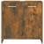 Dulap de baie, stejar fumuriu, 60x33x60 cm, lemn prelucrat, 5 image