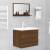 Oglindă de baie, stejar maro, 60x10,5x37 cm, lemn compozit, 5 image