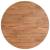 Blat de masă rotund maro deschis Ø40x1,5 cm lemn stejar tratat, 2 image